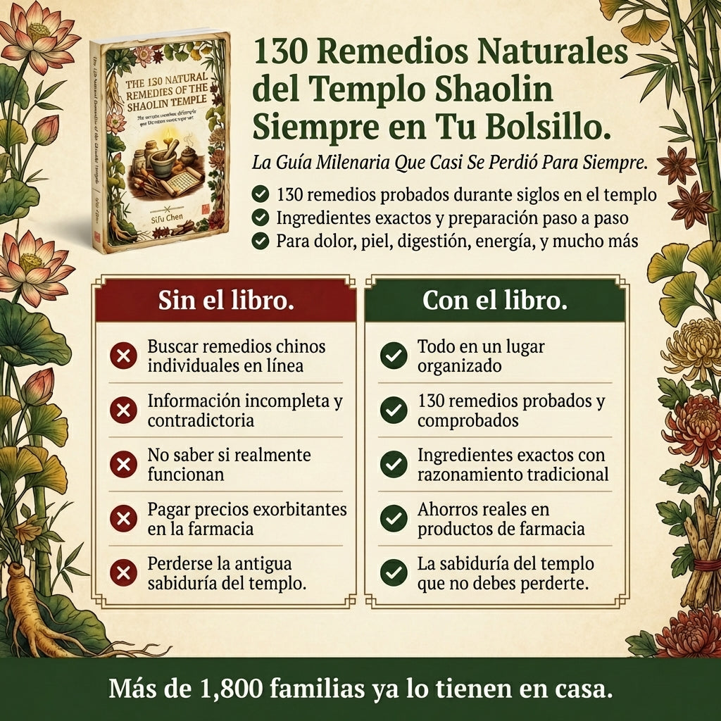 Los 130 Remedios Naturales del Templo Shaolin