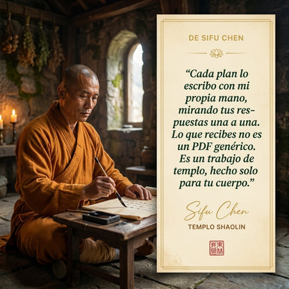 Tu Plan Personalizado — Escrito por Sifu Chen