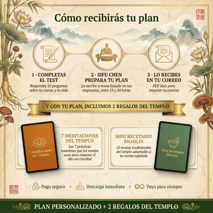 Tu Plan Personalizado — Escrito por Sifu Chen